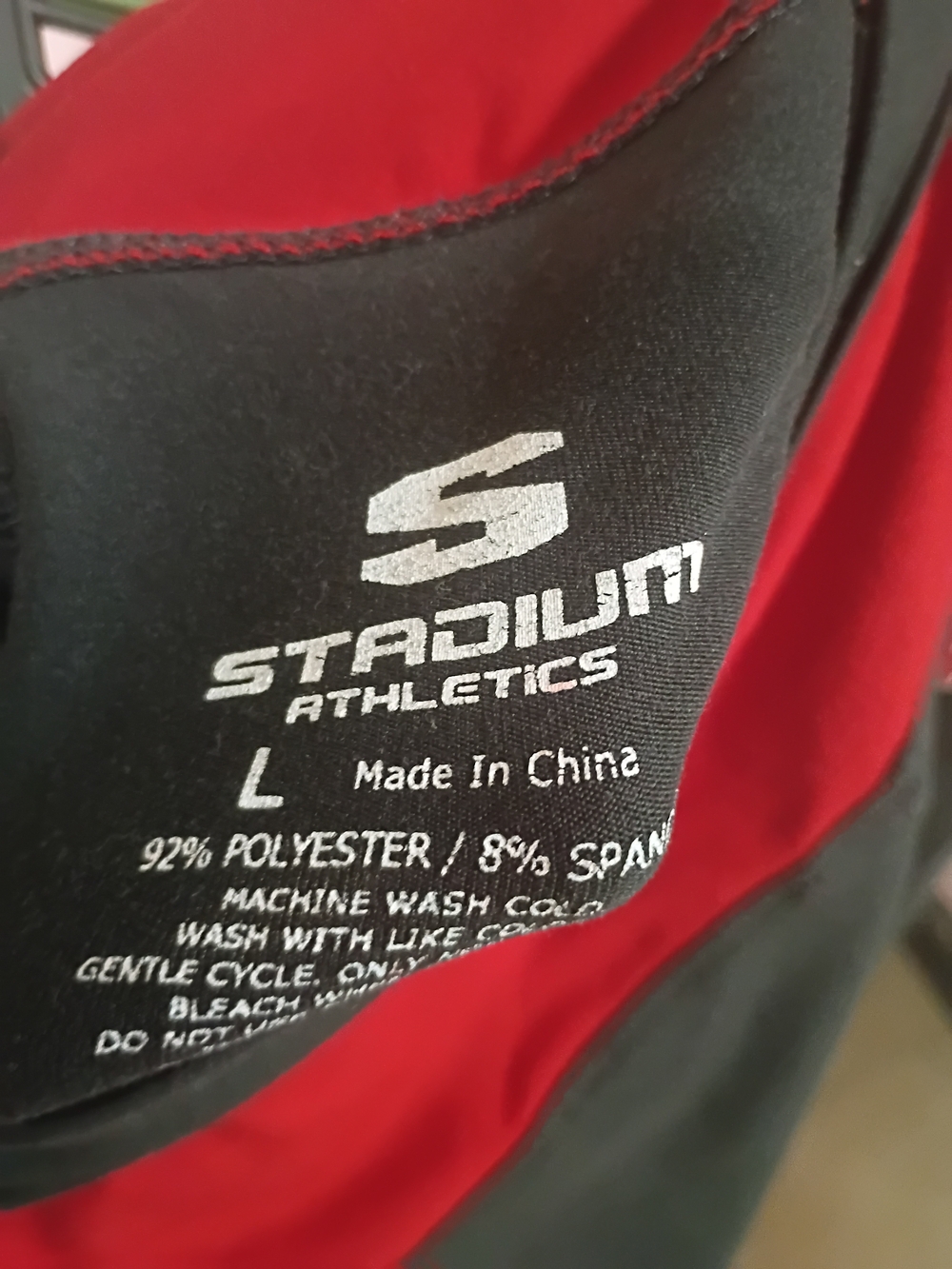 Stadium Athletics Women's Red and Grey Legging